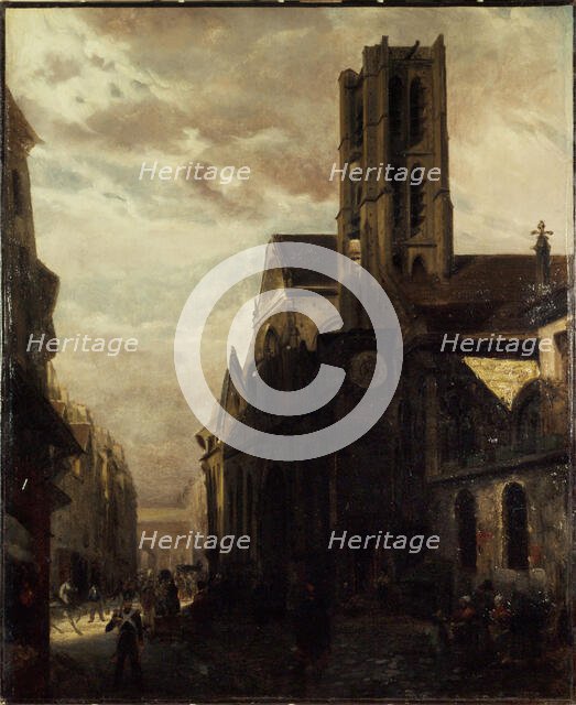 The church of Saint-Nicolas-des-Champs, c1830. Creator: Unknown.