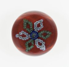 Paperweight, Saint-Louis, c. 1845-55. Creator: Saint-Louis Glassworks.