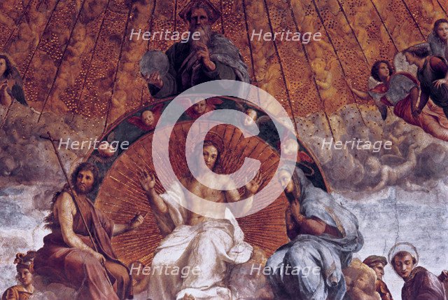 'The Disputation on the Holy Sacrament ', (detail), 1508-1509. Artist: Raphael