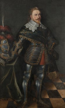 Gustav II Adolf (1594-1632), king Gustavus Adolphus of Sweden..., 1st half of 17th cent. Creator: Anon.