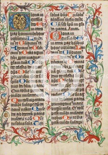 Decorated Initial G; Missal, about 1500-1505. Creator: Unknown.