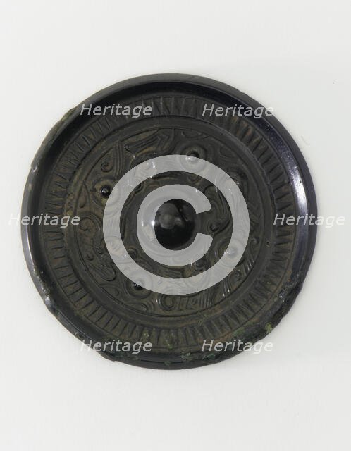 Mirror, Han dynasty, 206 BCE-220 CE. Creator: Unknown.