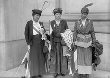 Woman Suffrage - Group of Suffragists, 1916. Creator: Harris & Ewing.