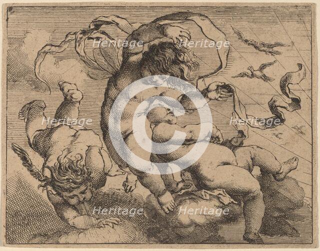 Three Flying Putti. Creator: Cornelis Schut I.