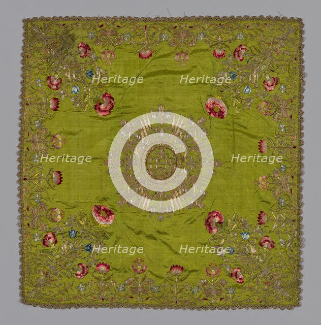 Chalice Cover, Spain, 1701/25. Creator: Unknown.