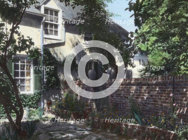 Thomas R. Boggs house, 301-305 Amelia Street, Fredericksburg, Virginia, 1920. Creator: Frances Benjamin Johnston.