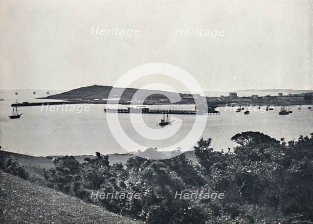 'Falmouth - General View, from Pendennis', 1895. Artist: Unknown.