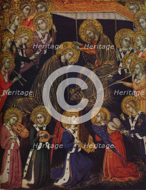 'The Coronation of the Virgin', 1374. Artist: Barnaba da Modena.