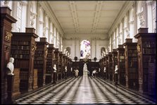 Wren Library, Trinity College, Cambridge, Cambridgeshire, 1974. Creator: Dorothy Chapman.