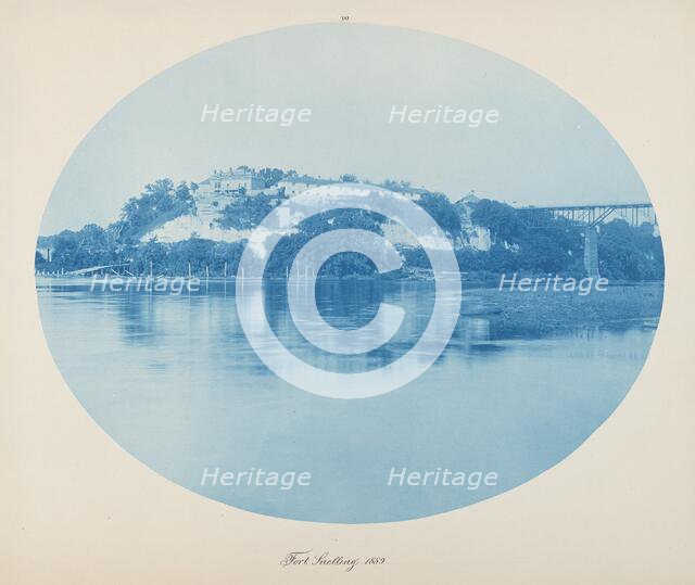 Fort Snelling, 1889. Creator: Henry Bosse.