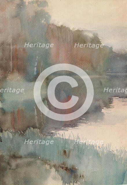 Seashore at Haikko in Autumn, c1892. Creator: Albert Edelfelt.