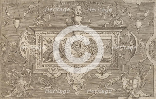 Targhe ed altri ornati di varie e capricciose invenzioni (Cartouches and other ornaments o..., 1773. Creator: Unknown.