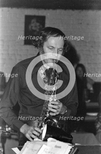 Johnny Dankworth,  Ronnie Scott's, Soho, London, 1973. Artist: Brian O'Connor.