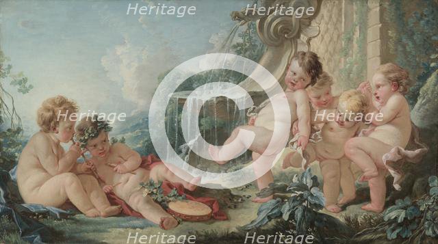Music and Dance and Cupids in Conspiracy , 1740s. Creator: François Boucher (French, 1703-1770).