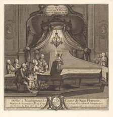 Le concert mecanique, 1769. Creators: Joseph de Longueil, Charles Eisen.