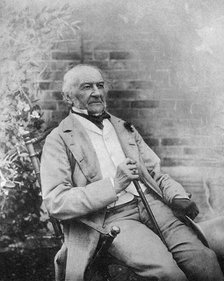 William Ewart Gladstone, British Prime Minister, late 19th century.Artist: Byrne