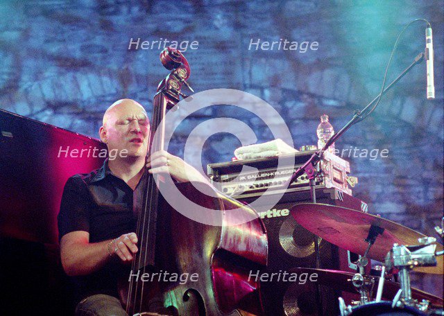 Dan Berglund, Brecon Jazz Festival, Powys, Wales, August 2005.  Artist: Brian O'Connor.