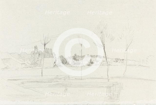 Landscape in Hertfordshire, 1814. Creator: John Linnell the Elder.