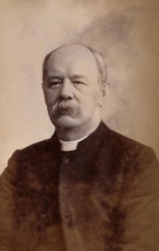 Unidentified clergyman, c1860s. Creator: TC Turner & Company.