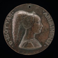 Isotta degli Atti, 1432/1433-1474, Mistress 1446, then Wife after 1453, of Sigismondo Malatesta [obv Creator: Matteo di Andrea de Pasti.