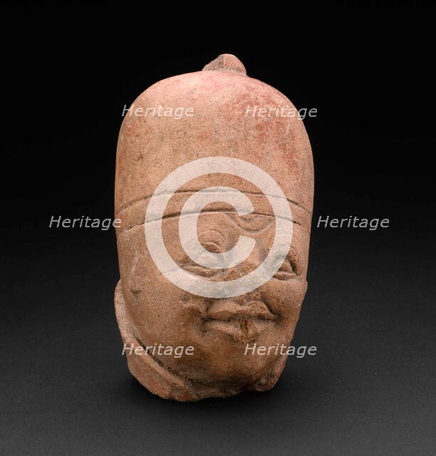 Head from a Figurine of a Chinese Dignitary, 14th/15th century. Creator: Unknown.