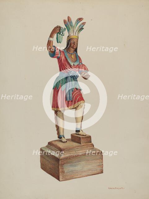 Indian, c. 1939. Creator: Robert W.R. Taylor.