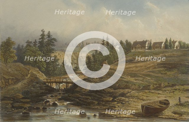 Druskininkai in southern Lithuania, c1850.