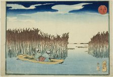 Omori, from the series "Famous Places in the Eastern Capital (Toto meisho)", c. 1832/33. Creator: Utagawa Kuniyoshi.