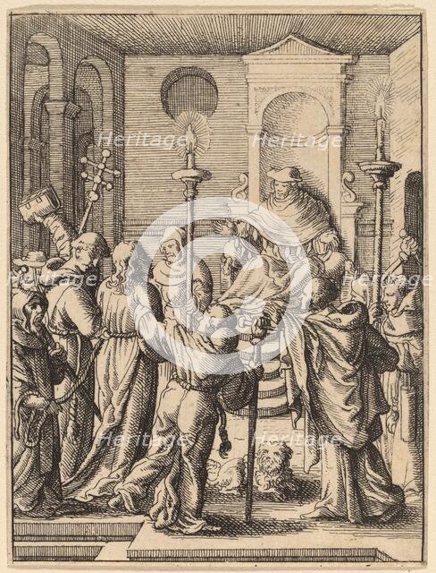 Jesus before Annas. Creator: Wenceslaus Hollar.