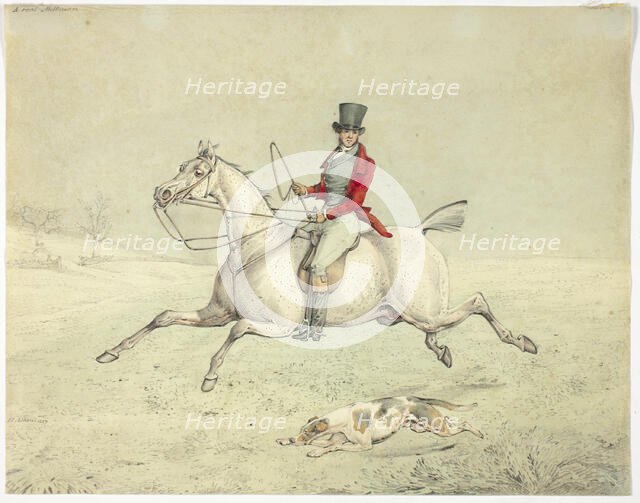 A Real Miltonian, 1827. Creator: Henry Thomas Alken.