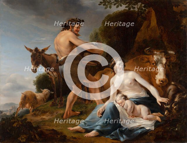 The Infancy of Zeus. Creator: Nicolaes Berchem.