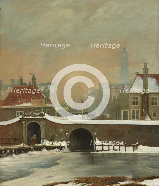 The Raampoortje in Amsterdam, 1809. Creator: Cornelis Troost.