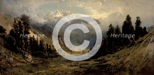 California Pines (image 2 of 2), 1878. Creator: William Keith.