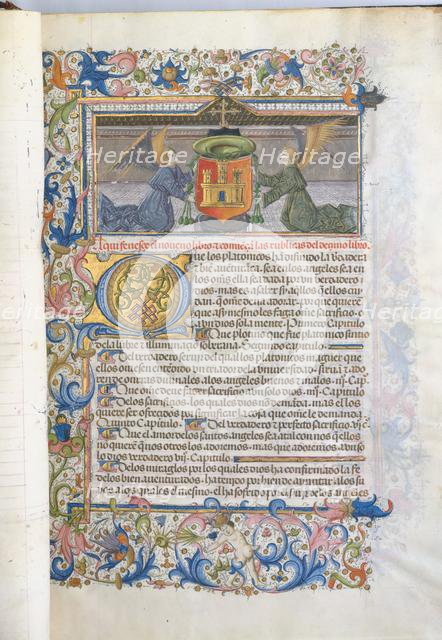Spanish Translation of Saint Augustine's "City of God", 1446-82. Creator: Cano de Aranda.
