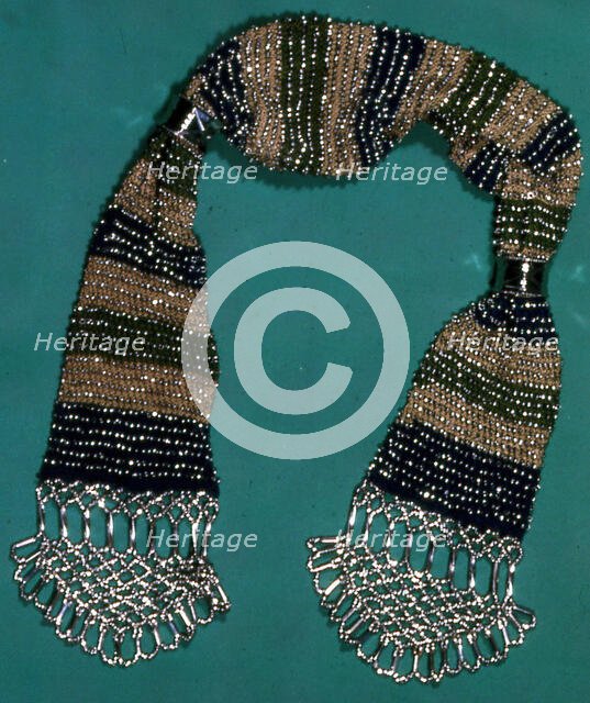 Miser purse, France, c. 1850. Creator: Unknown.