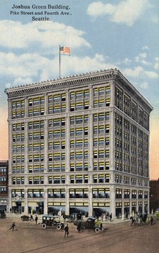 Joshua Green Building, Seattle, Washington, USA, 1913. Artist: Unknown