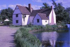 Flatford Mill, Painted by Constable, East Bergholt, Suffolk, England, 20th century. Artist: CM Dixon.