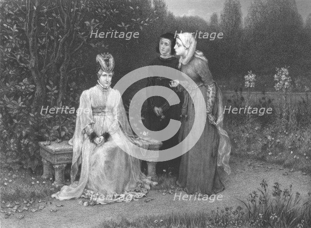 'Queen Isabella and her ladies', c1870. Artist: Thomas Sherratt.