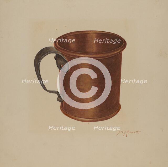 Mug, c. 1941. Creator: Sydney Roberts.