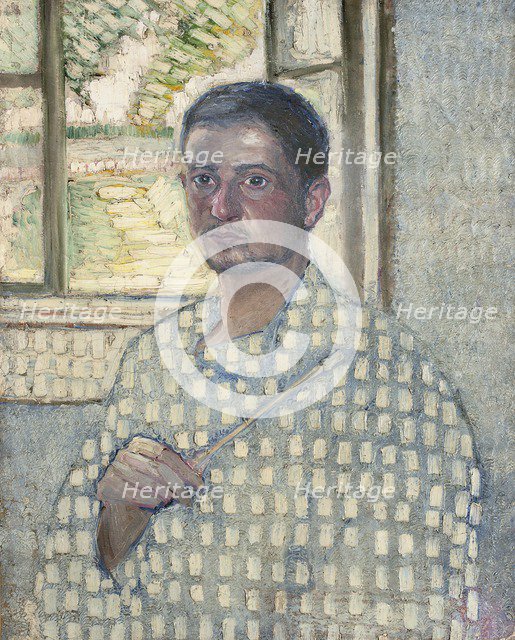 Self-portrait with brush, 1907.