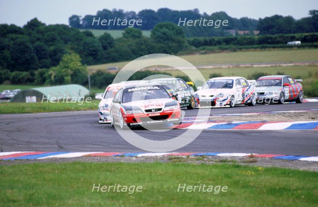 1998 Touring Cars, Thruxton.Honda Accord.J.Thompson leads. Artist: Unknown.