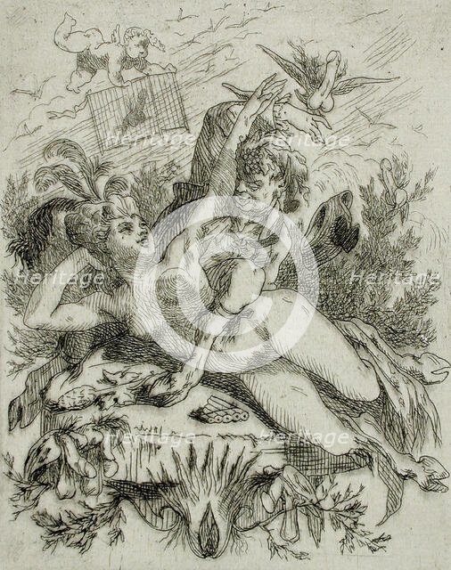 La Tentation, 1867. Creator: Félicien Rops.