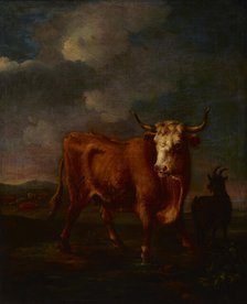 Landscape with a Bull, 17th century. Creator: Unknown.