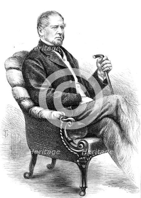 The late Mr. Blenkiron, of Middle Park, 1871. Creator: Unknown.