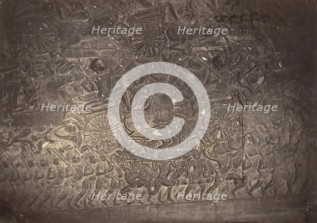 Bas-relief de la Grande Galerie de la Pagode, 1866. Creator: Emile Gsell.