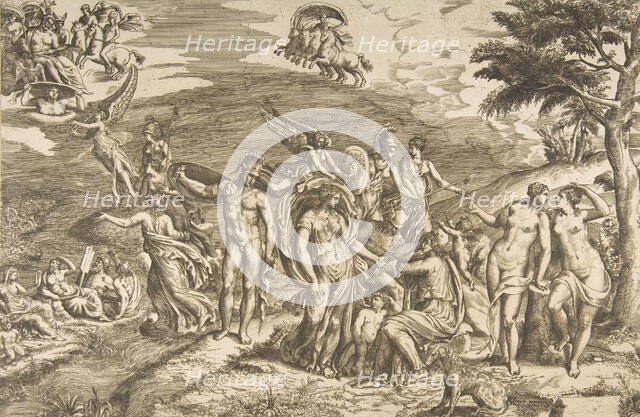 The Judgment of Paris, ca. 1550-60. Creator: Giulio Bonasone.