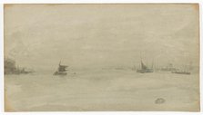 Grey and Silver - Liverpool, 1881-1883. Creator: James Abbott McNeill Whistler.