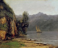 Vue du Lac Leman, ca 1873-1877.