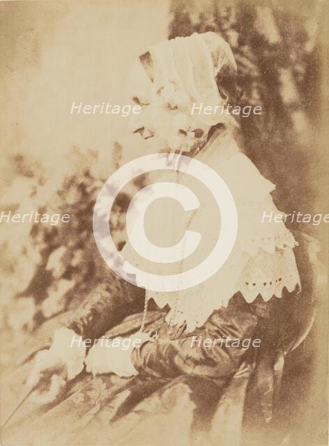 Mrs. Anne Rigby, née Anne Palgrave, 1843-1846. Creator: Hill & Adamson.