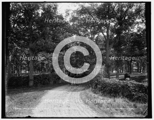 Green Lake, Wis., entrance gate, Pleasant Point, between 1880 and 1899. Creator: Unknown.